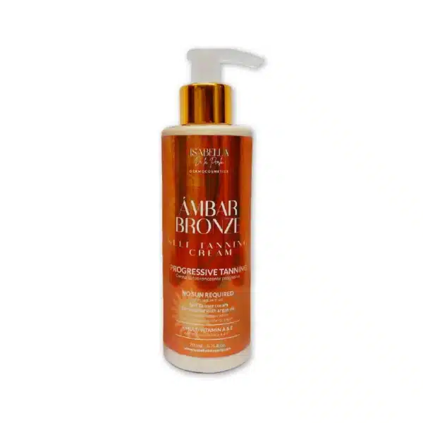 AMBAR BRONCE – Crema Bronceadora con Aceite de Argan  + Protección UV